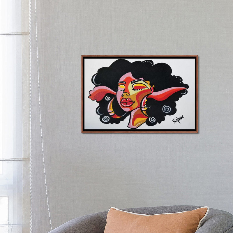 «Milkshake» par Pinklomein - impression d'art graphique, H 18 po x l 26 po x P 1,5 po, Pas de tapis