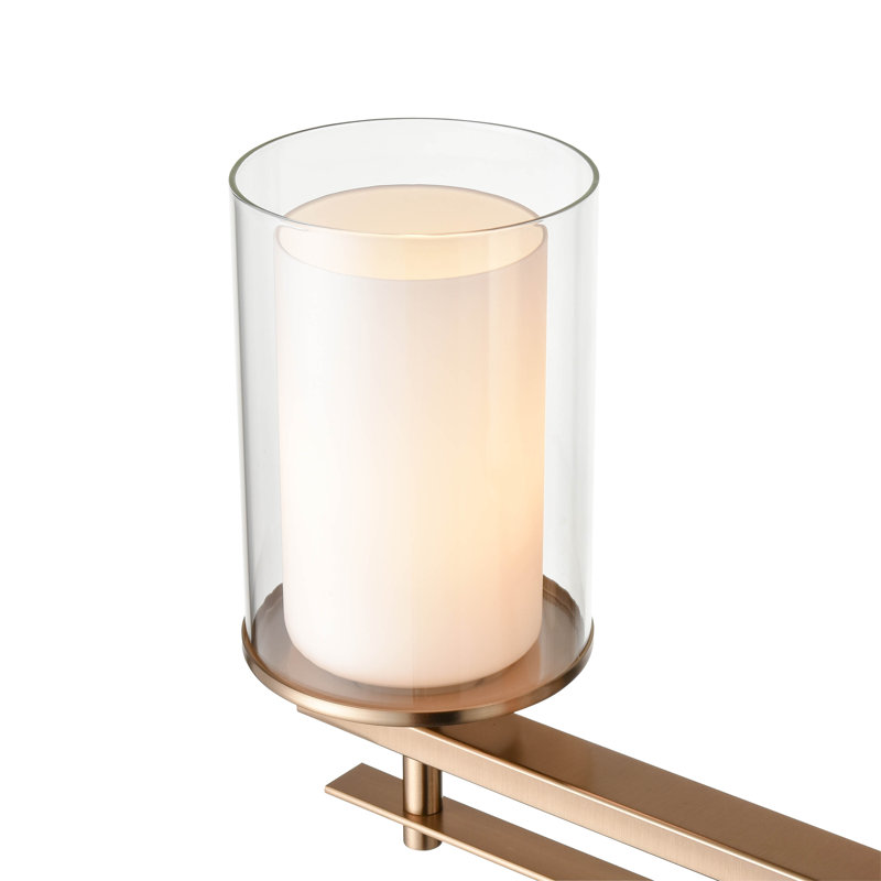 Éclairage pour salle de bain 3 lumières Catalin, Or