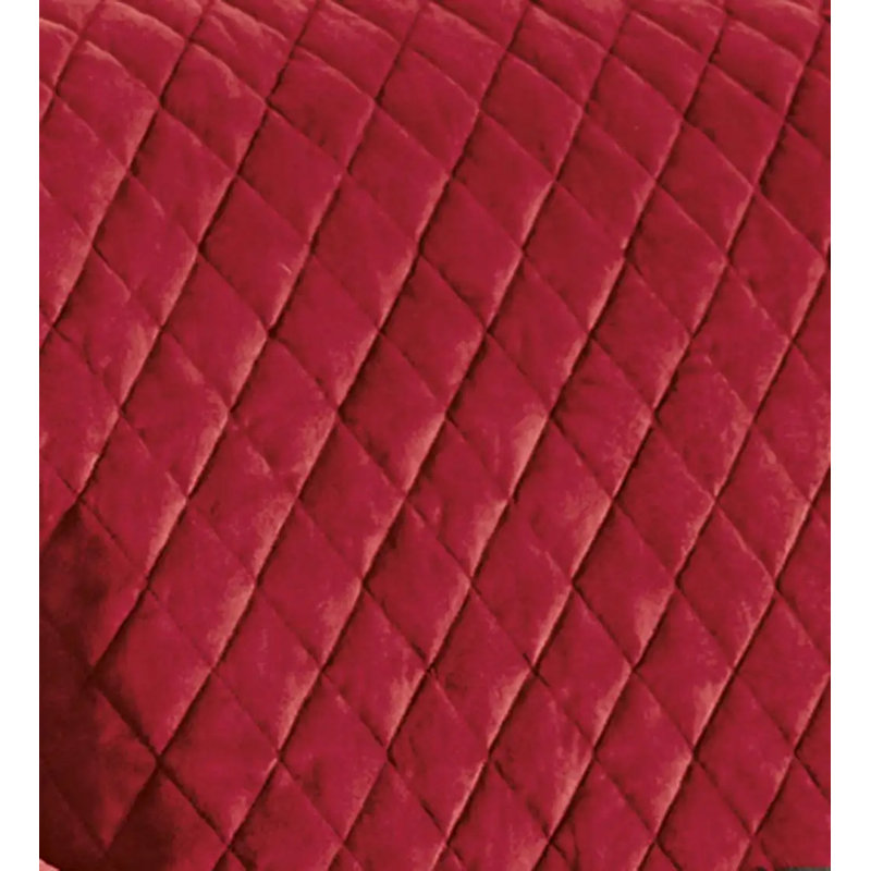 Housse pour causeuse à coussin en T, Rouge, L 111 po