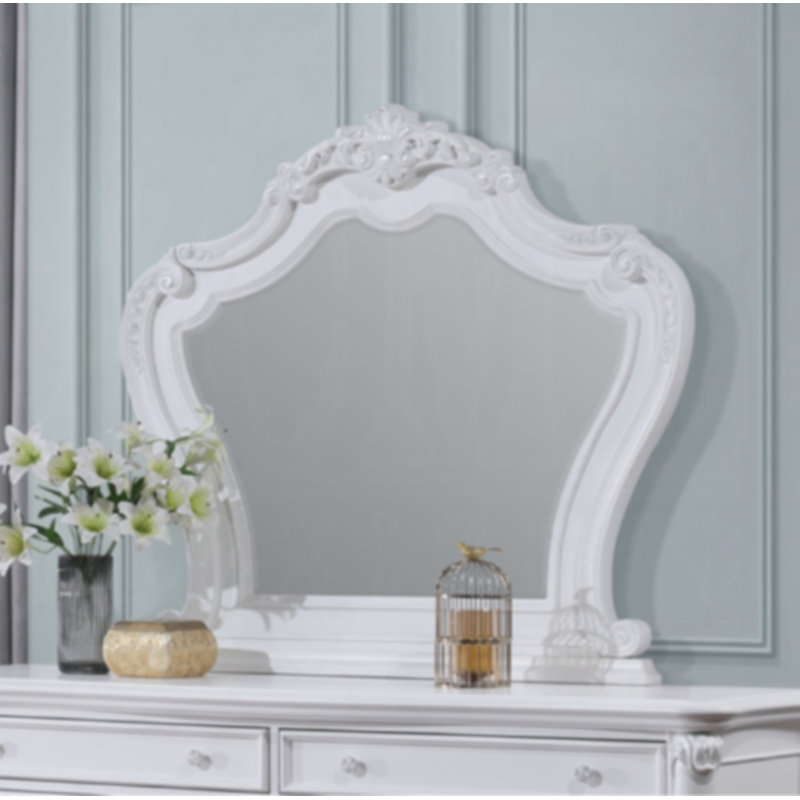 White Finish Mirror