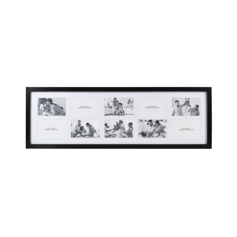 Lary Black Picture Frame with Mat