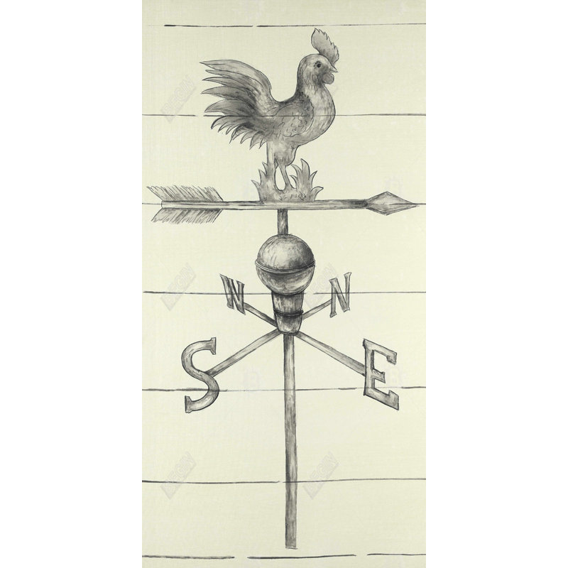 Vintage weathervane - 15.75"x31.50" Desk mat