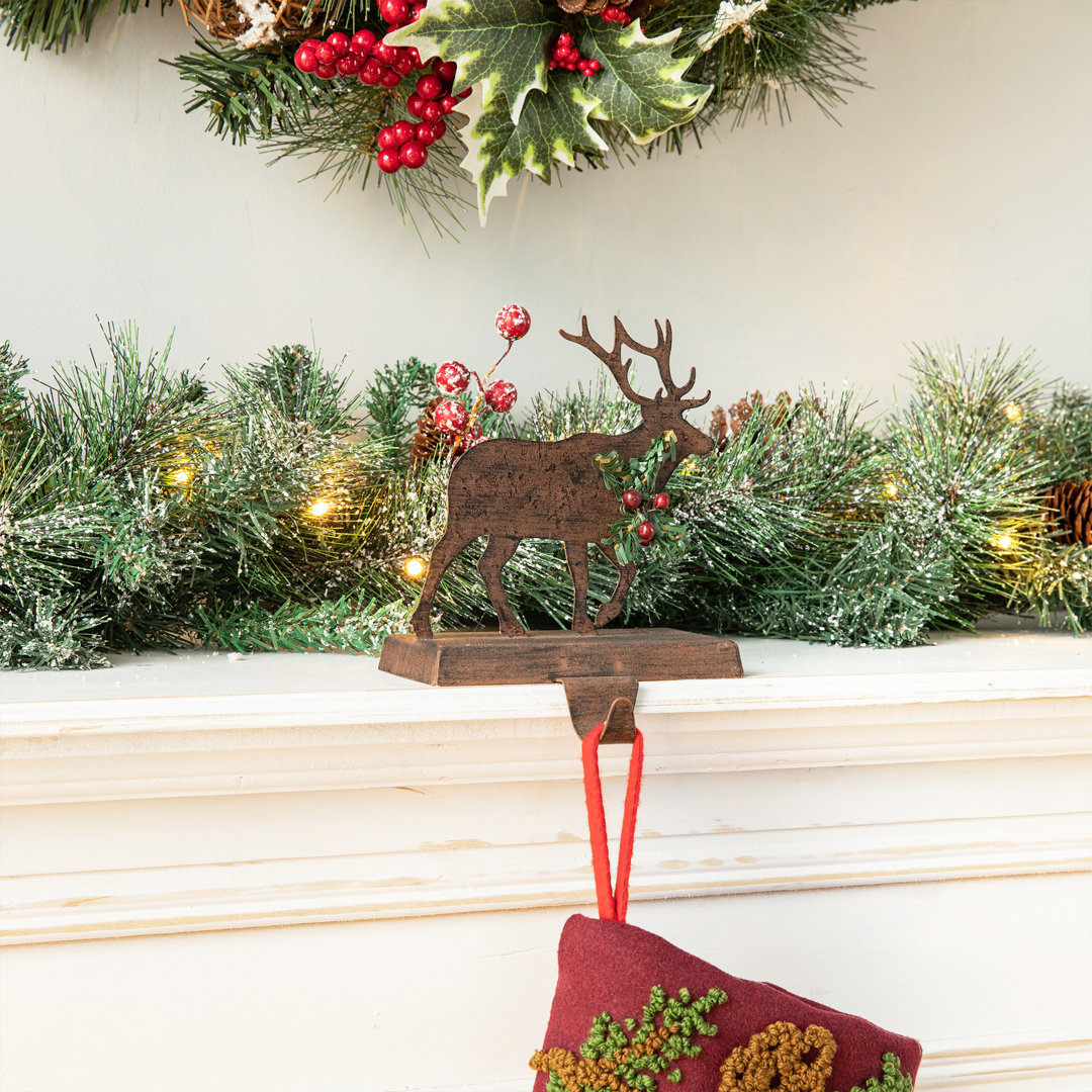 Christmas Reindeer Stocking Holder Steelside™