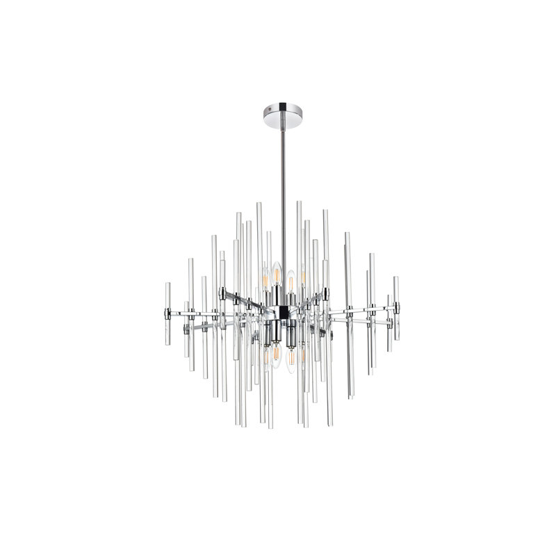 Francene 8 - Light Unique/Statement Pendant, Chrome