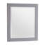 Bernharda l 34 po x H 32 po Miroir de salle de bain rectangulaire à montage en surface moderne et contemporain gris Empire-1211265038-1211265042