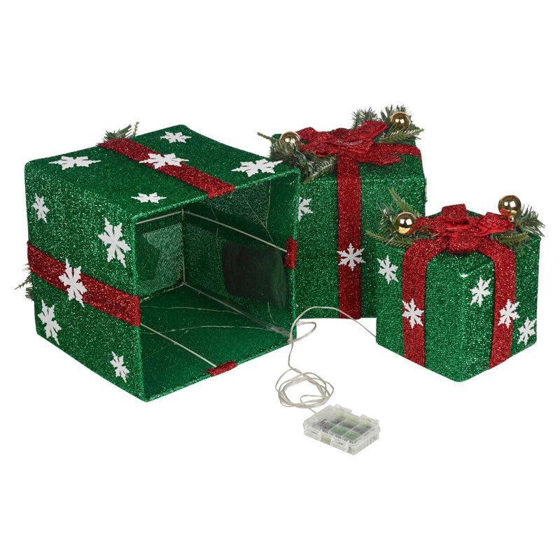 Christmas Religious & Spiritual Decorative Accent, Green/Red