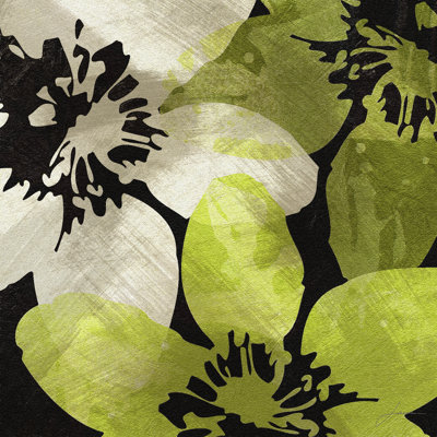 Bloomer Tiles V by James Burghardt - Wrapped Canvas Painting