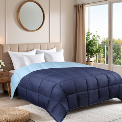 Insert de couette en duvet synthétique réversible Blue Nile Mills