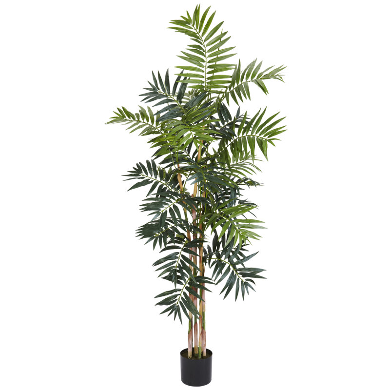 Faux Bamboo Tree in Pot, 60" H x 24" W x 24" D