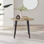 Bulkley Round Dining Table Set with 4 Velvet Dining Chairs - Scratch Resistant Melamine Surface-622025790-646414695