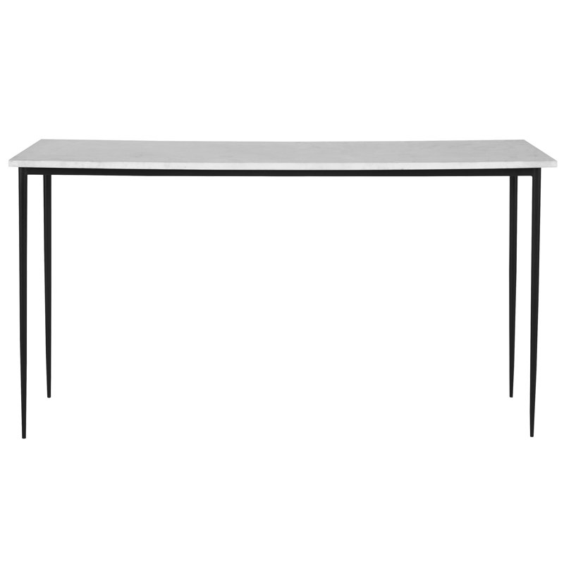 59'' Glass Top Console Table