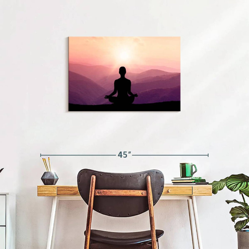 Kerrick Mountain Yoga Meditation, H 20 po x l 30 po