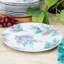 Ensemble d'assiettes à dessert rondes en mélamine de 9 pouces Gibson Home Tropical Sway Vineyard