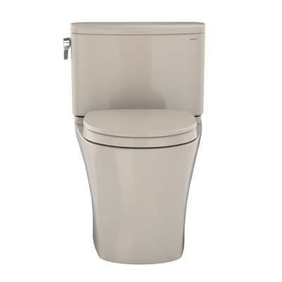 Toilette allongée deux pièces à hauteur universelle 1,28 GPF TOTO® Nexus® avec CEFIONTECT® et siège SS124 SoftClose, prêt pour WASHLET® +, os