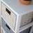 Orford Fully Assembled 3 Woven Drawer Chest Storage Unit - White