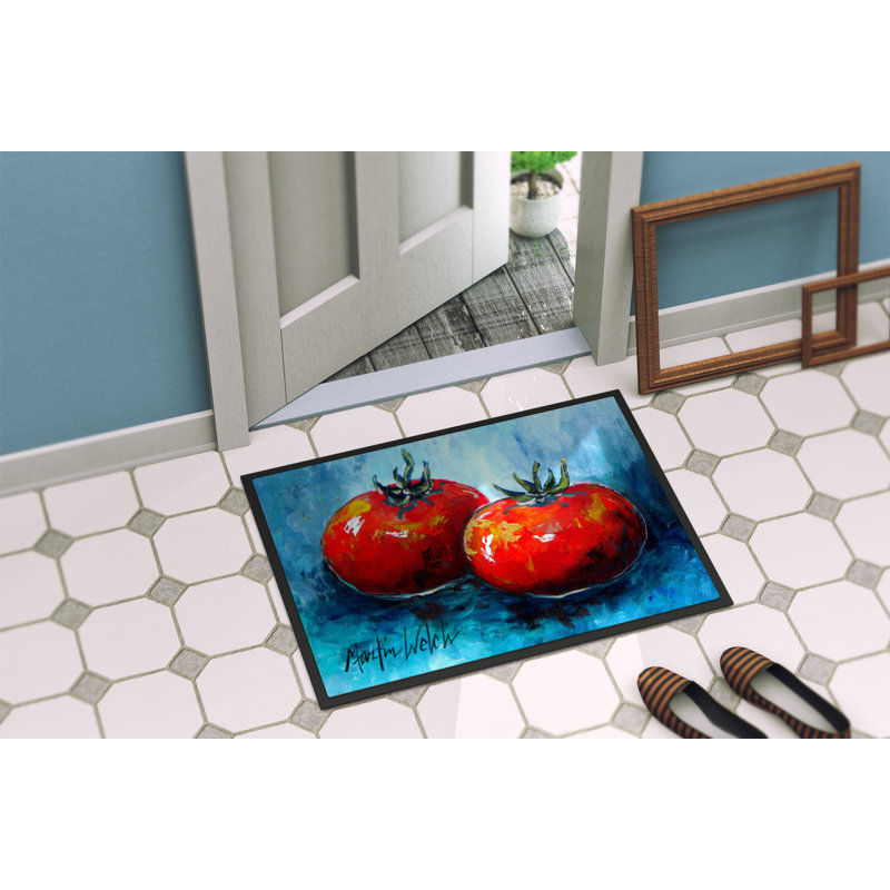 Tapis d'extérieur antidérapant ToDoor Matoes Toes, Rectangle 1 pi 6 po x 2 pi 3 po