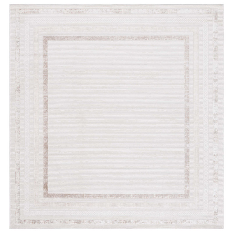 Aanyah Performance Striped Rug, Square 6'7"