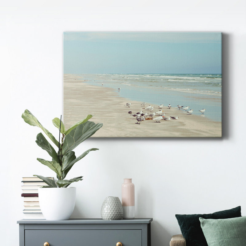 «Padre Island Shore Birds», impression sur toile tendue, H 12 po x l 8 po x P 1 po