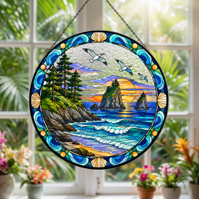 Nautical & Beach Window Panel