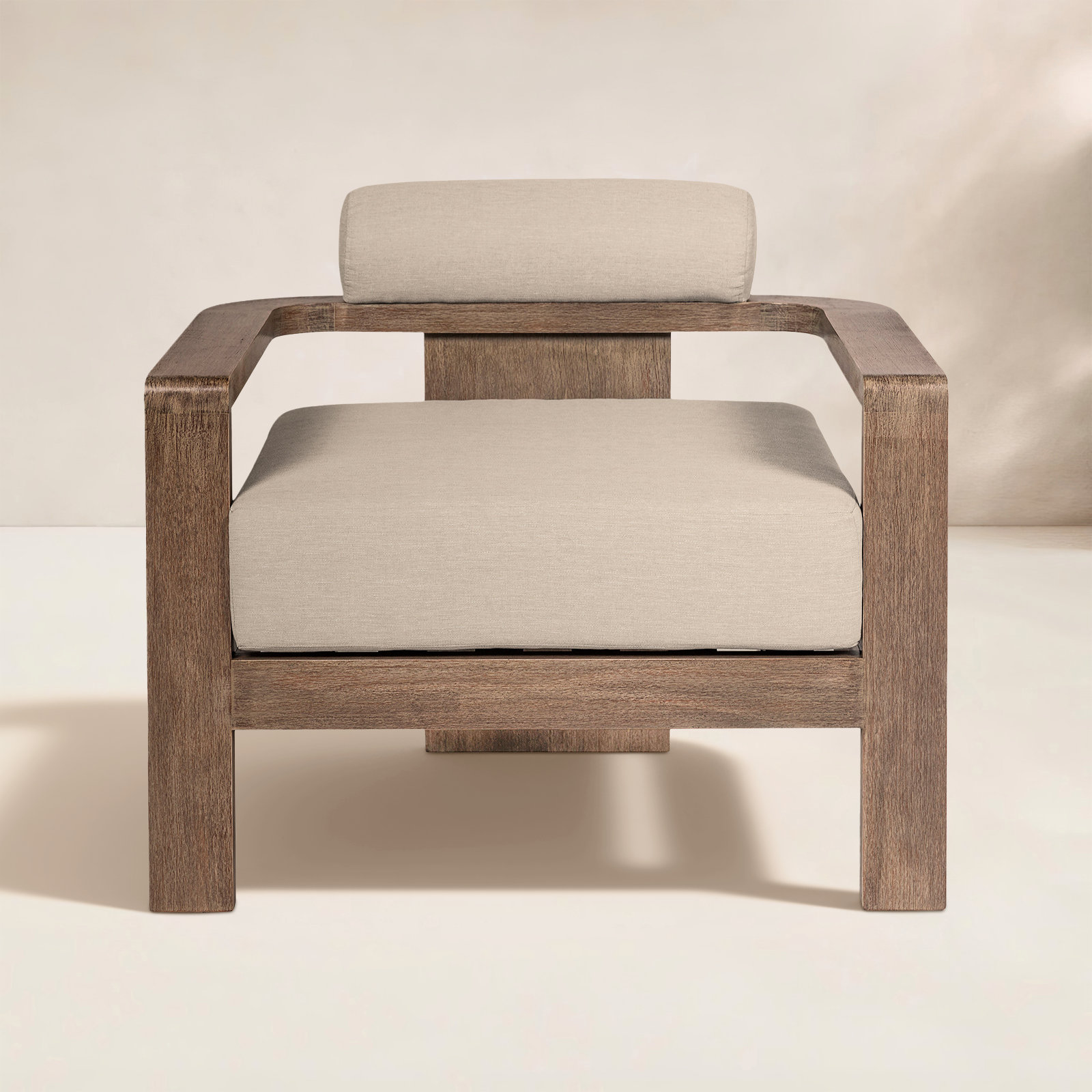 Chaudry Wood Outdoor Lounge Chair