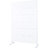 Privacy Screen For Outdoor Areas - 76"x48" White Metal Versatile Indoor Decor
