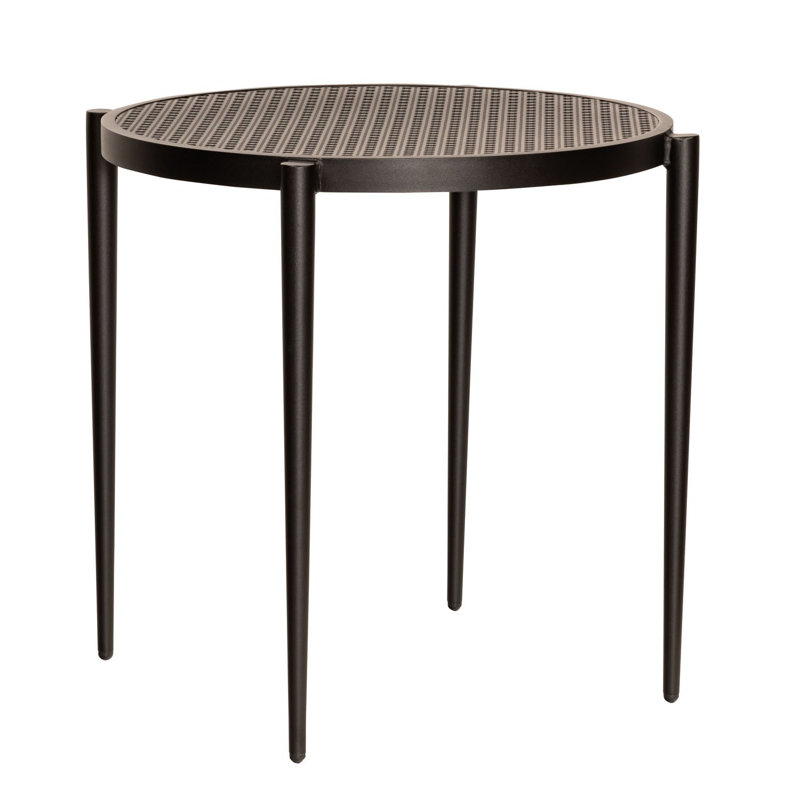 Parc Outdoor Round Bistro Table, Matte White