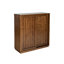 Armoire de rangement avec 2 portes coulissantes