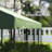 Outdoor Dog Kennel with Rotating Bowl Holders, Pet Playpen with Waterproof Cover, 8' x 4' x 6', Green-135068231