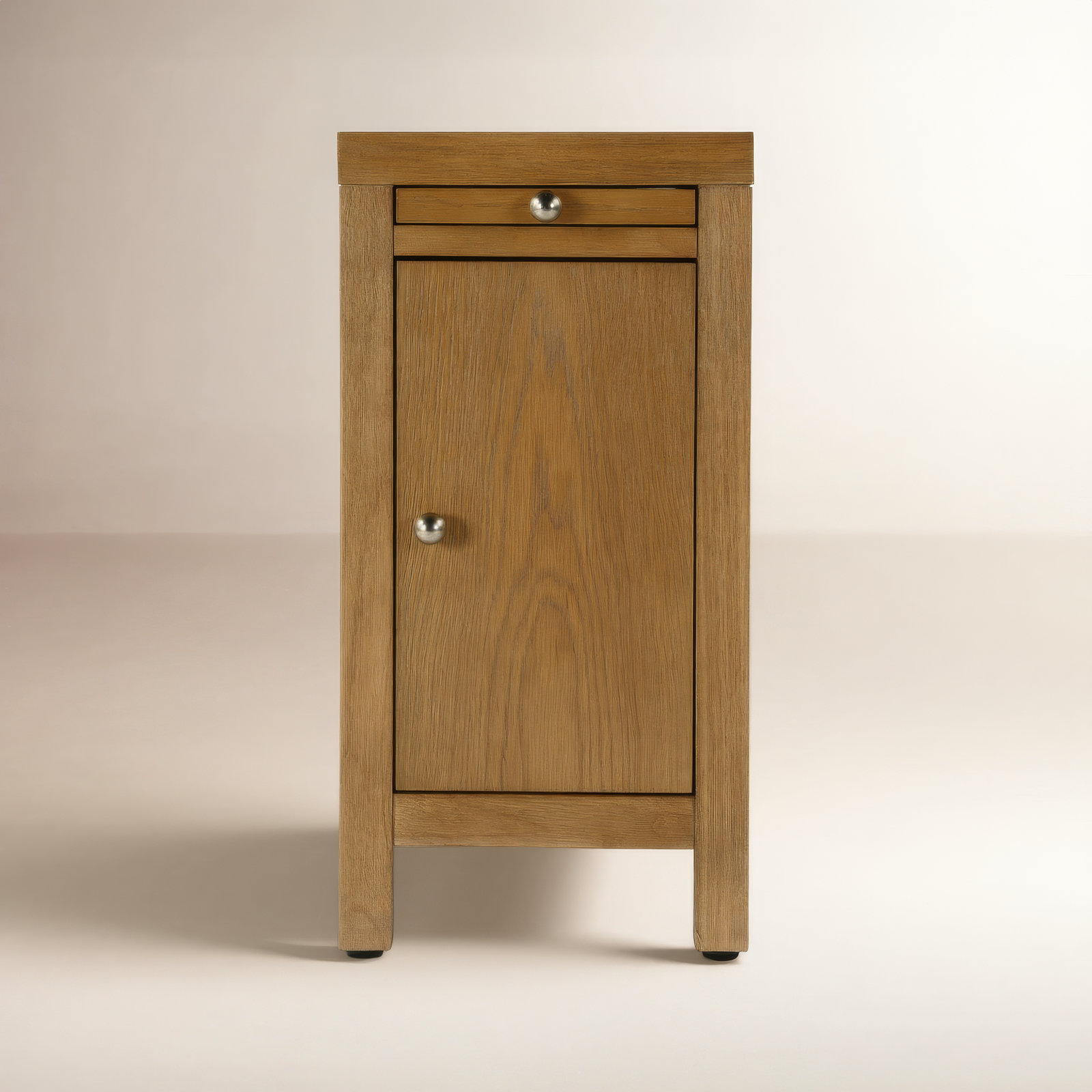 Celine Storage End Table, Natural