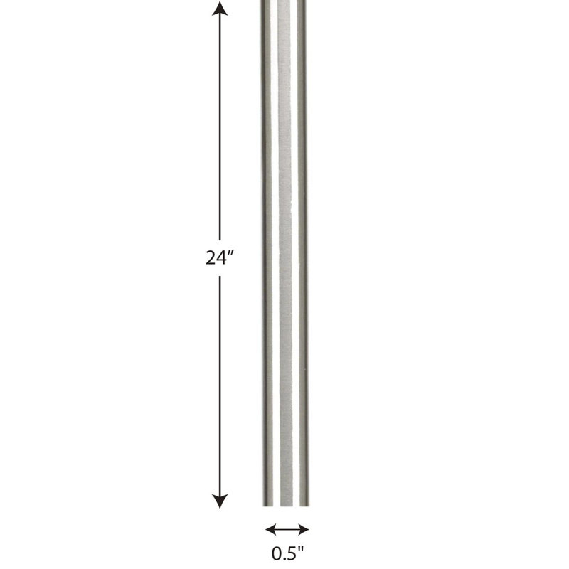Extension de la tige, Nickel brossé