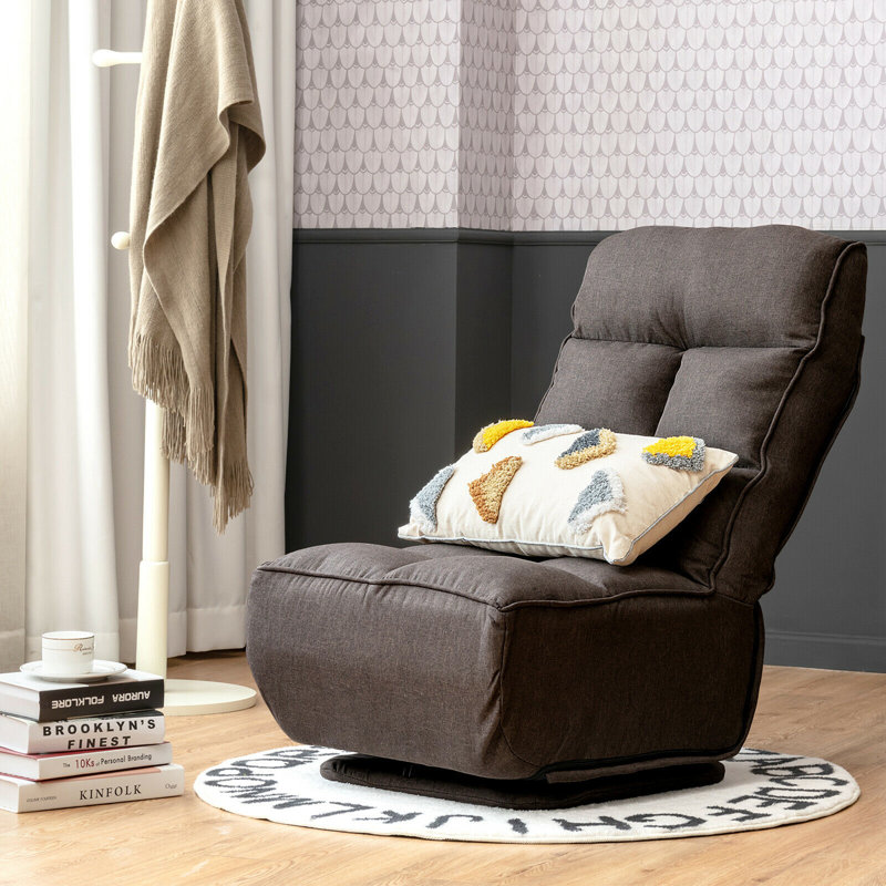 Fauteuil de jeu inclinable et réglable Trule, Brun