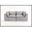 Canapé modulaire surdimensionné à large largeur et canapé modulaire pour une détente profonde et des sièges confortables dans les salons, 2 places