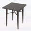 Table de bar carrée durable en osier de 32 pouces pour une utilisation extérieure, résistante aux intempéries et élégante pour tout patio ou jardin