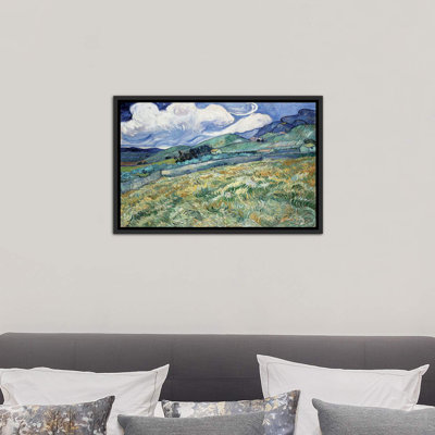 Paysage à Saint-Remy par Vincent Van Gogh - reproduction d'art