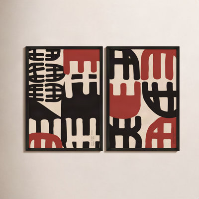 Canton "Bohemian Primitive" 2-Piece Print Set