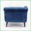 Chaise longue luge classique en tissu avec accoudoirs volants - l 68 po pour le salon / la chambre à coucher