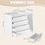 Buffet décoratif 4 tiroirs 47,24 po avec tablettes réglables Bay Isle Home ™