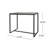 Rectangular Metal Outdoor Bar Table , 51.25'' in. W 27.5'' in. D-421718227