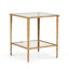 Carson Glass End Table