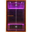 Double sauna infrarouge avec panneau de commande intelligent