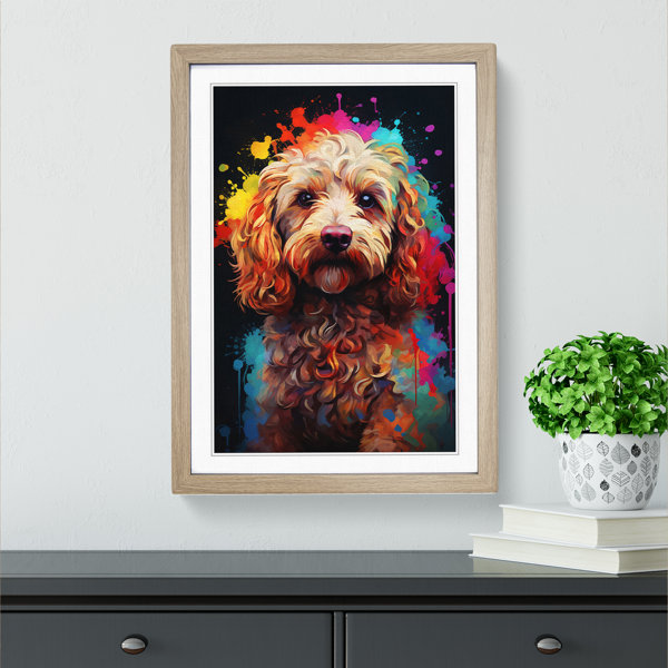 Marlow Home Co. Cockapoo Digital - Single Picture Frame Art Prints on ...