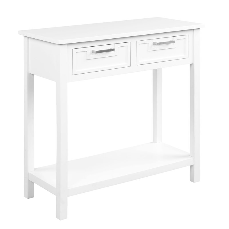 Chongris 80 cm W Console Table, White