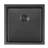 Whitehaus Collection 18" Undermount or Drop-in Single Bowl 16 Gauge Stainless Steel Kitchen Sink Set-24752628