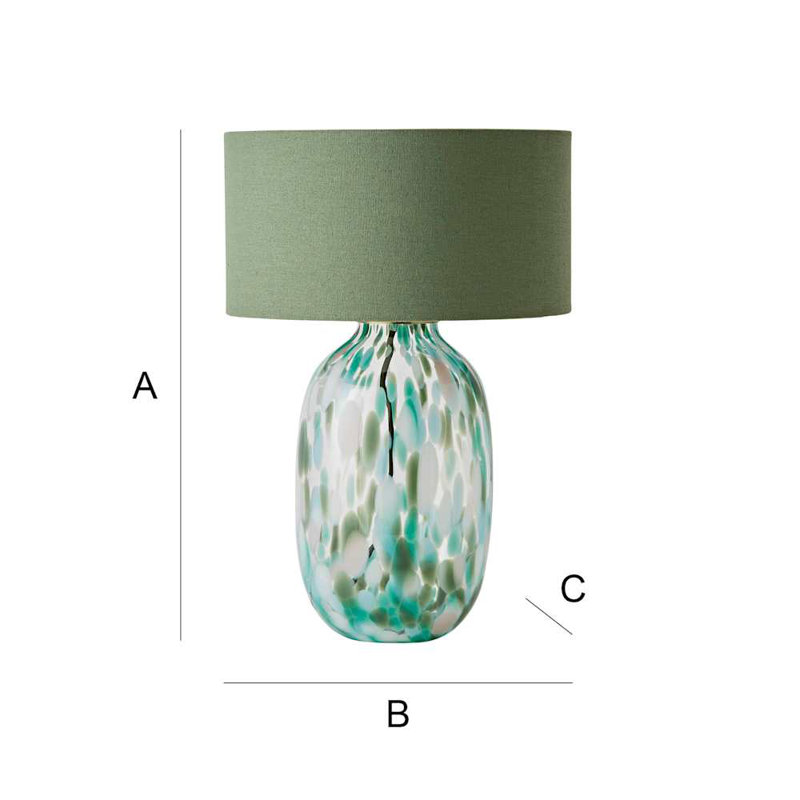 Denizard Glass Table Lamp
