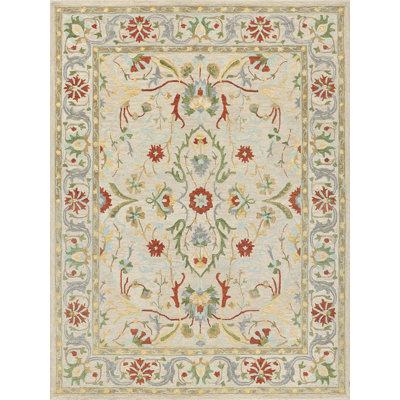 Newport hand-tufted New Zealand Wool Beige Area Rug