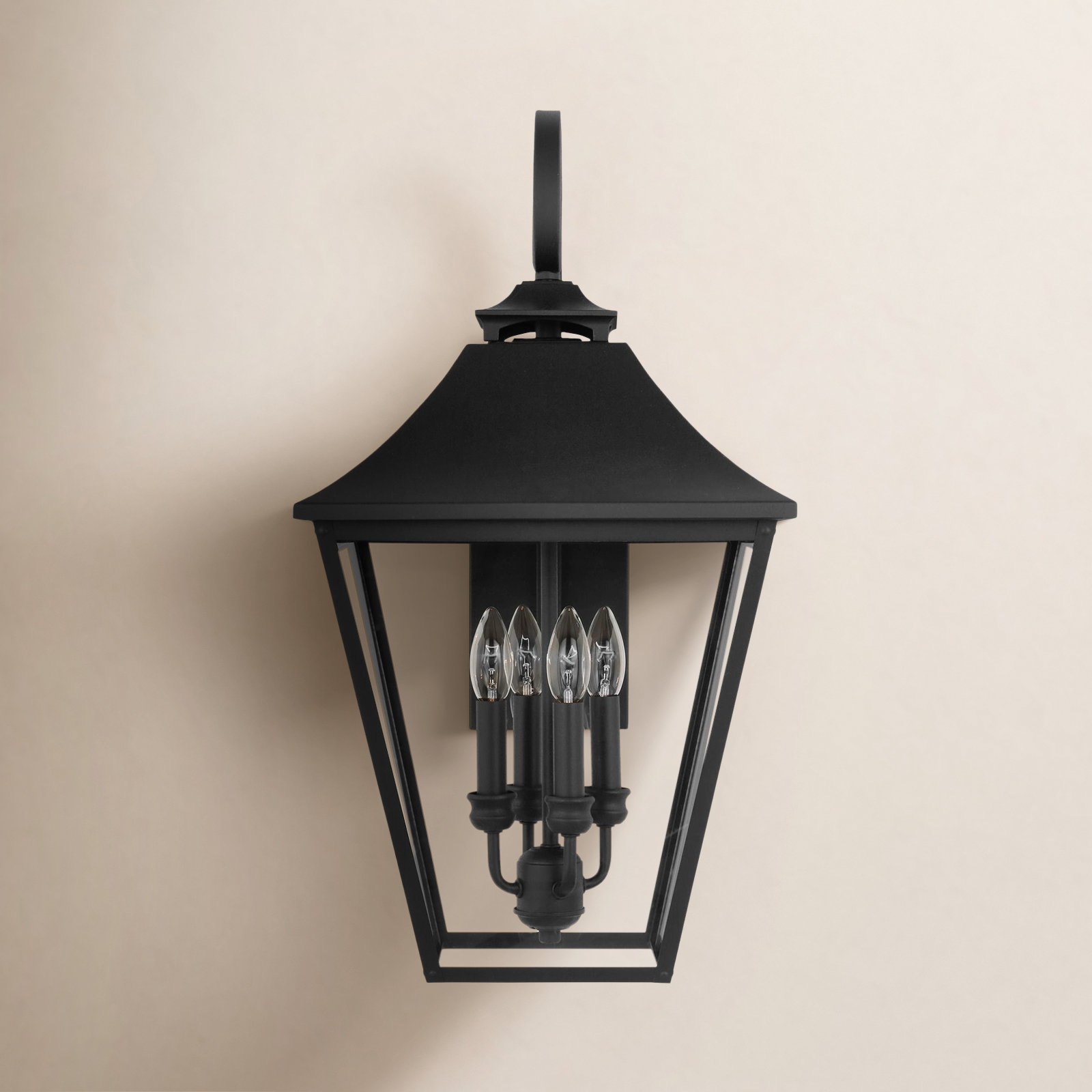 Nael Stainless Steel Outdoor Wall Lantern