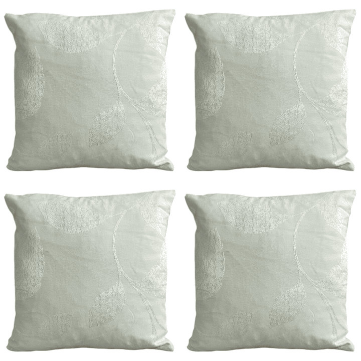 Rosmundo Floral Cream Square Cushion Cover