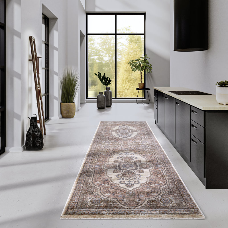 Kollektion 1871 Oriental Laser Hand Loomed Area Rug, Runner 80 x 190cm
