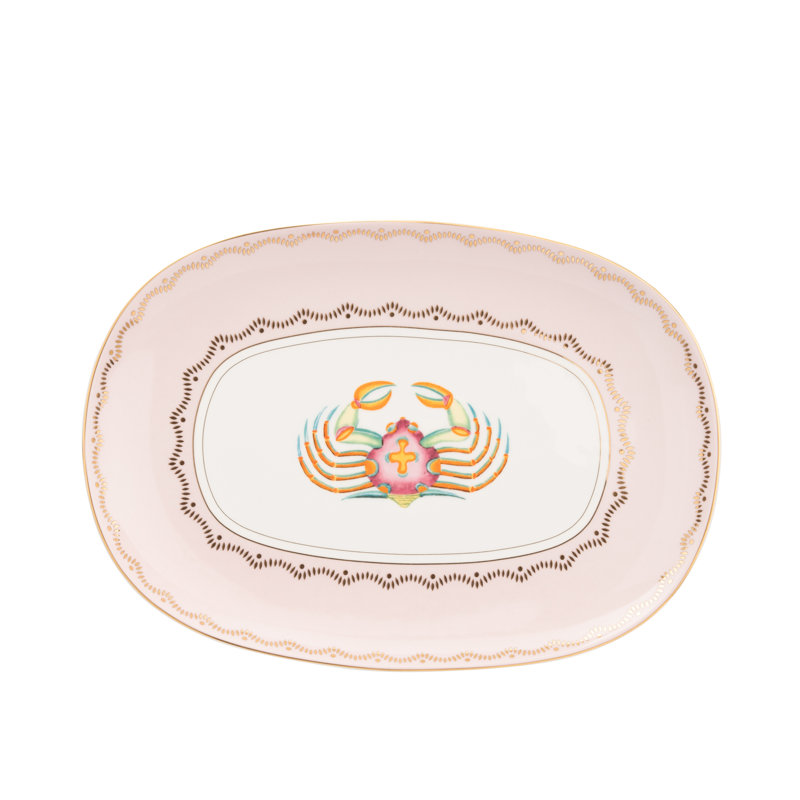 Highland Dunes Bone China Platter
