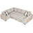 109" Sectional Bed In Beige With & Spacious Interior Storage Charging, Hidden 5 Capacity-1578806090
